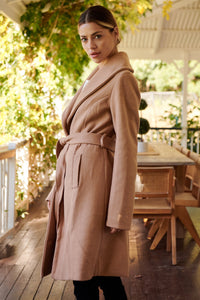 Ivy Camel Winter Wrap Coat