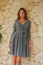 Load image into Gallery viewer, Aliante Silver Sparkle Short Dress