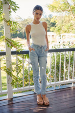 Load image into Gallery viewer, Cargo Light Blue Wash Denim Jogger Pant