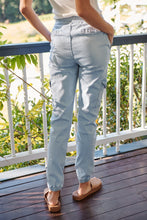Load image into Gallery viewer, Cargo Light Blue Wash Denim Jogger Pant