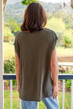 Load image into Gallery viewer, Chele Short Sleeve Oversized Plain Top