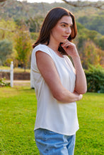 Load image into Gallery viewer, Kimmy White Plain Top