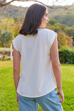 Load image into Gallery viewer, Kimmy White Plain Top