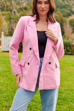 Load image into Gallery viewer, Mimosa Pink Button Front Blazer