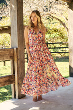 Load image into Gallery viewer, Gillian Multi Floral Crossover Dress