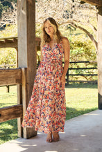 Load image into Gallery viewer, Gillian Multi Floral Crossover Dress