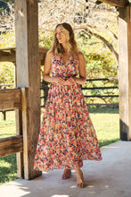 Load image into Gallery viewer, Gillian Multi Floral Crossover Dress