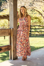 Load image into Gallery viewer, Gillian Multi Floral Crossover Dress