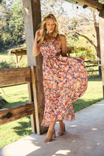 Load image into Gallery viewer, Gillian Multi Floral Crossover Dress