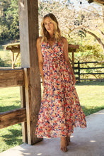 Load image into Gallery viewer, Gillian Multi Floral Crossover Dress