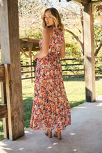 Load image into Gallery viewer, Gillian Multi Floral Crossover Dress