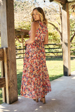Load image into Gallery viewer, Gillian Multi Floral Crossover Dress