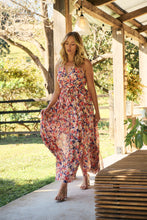Load image into Gallery viewer, Gillian Multi Floral Crossover Dress