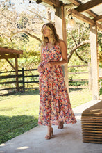 Load image into Gallery viewer, Gillian Multi Floral Crossover Dress