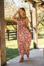 Load image into Gallery viewer, Gillian Multi Floral Crossover Dress