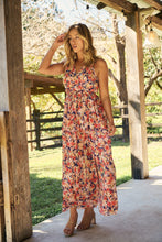 Load image into Gallery viewer, Gillian Multi Floral Crossover Dress