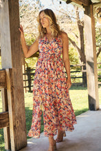 Load image into Gallery viewer, Gillian Multi Floral Crossover Dress