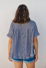 Load image into Gallery viewer, Aries Black/White Gingham Print Tee