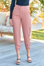 Load image into Gallery viewer, Carla High Waist Dusty Rose Pant