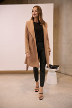 Load image into Gallery viewer, Ivy Camel Winter Wrap Coat