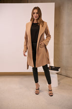 Load image into Gallery viewer, Ivy Camel Winter Wrap Coat
