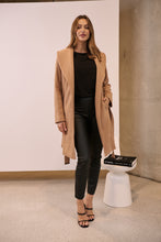Load image into Gallery viewer, Ivy Camel Winter Wrap Coat