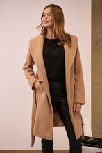 Load image into Gallery viewer, Ivy Camel Winter Wrap Coat