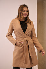 Load image into Gallery viewer, Ivy Camel Winter Wrap Coat
