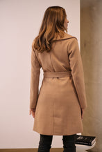 Load image into Gallery viewer, Ivy Camel Winter Wrap Coat