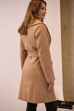 Load image into Gallery viewer, Ivy Camel Winter Wrap Coat