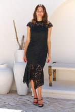 Load image into Gallery viewer, Constance Black Lace Evening Dress