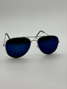Luna Silver Blue tint Sunglasses