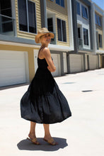 Load image into Gallery viewer, Carmel Black Tierred Dress