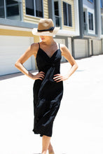 Load image into Gallery viewer, Carmel Black Tierred Dress