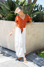 Load image into Gallery viewer, Dharma White Lace Maxi Skirt