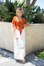 Load image into Gallery viewer, Dharma White Lace Maxi Skirt
