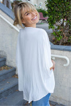 Load image into Gallery viewer, Clara Batwing Crossover Top White