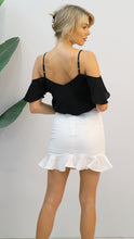 Load image into Gallery viewer, Esther Linen Frill Skirt