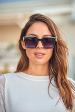Load image into Gallery viewer, Yolanda Black/Gold Sunglasses
