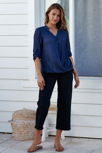 Leopold Crossover Navy Shirt
