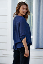 Load image into Gallery viewer, Leopold Crossover Navy Shirt