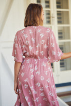 Load image into Gallery viewer, Rosa Tie Front Pink Floral Dress