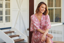 Load image into Gallery viewer, Rosa Tie Front Pink Floral Dress