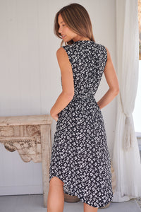 Alma Black/White Dress