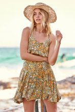 Load image into Gallery viewer, Denali Orange Multi Floral Summer Dress