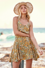 Load image into Gallery viewer, Denali Orange Multi Floral Summer Dress