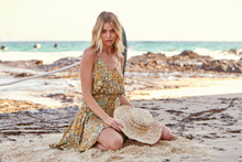 Load image into Gallery viewer, Denali Orange Multi Floral Summer Dress