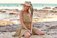 Load image into Gallery viewer, Denali Orange Multi Floral Summer Dress
