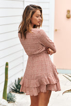 Load image into Gallery viewer, Natura L/Sleeve Cross Over Rust Dress