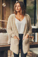 Load image into Gallery viewer, Bonnie Long Sleeve Beige Knit Cardigan